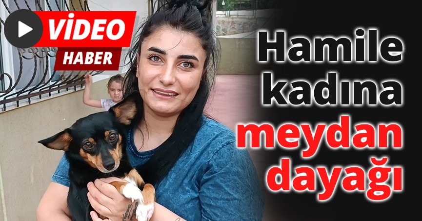 Hamile kadına meydan dayağı
