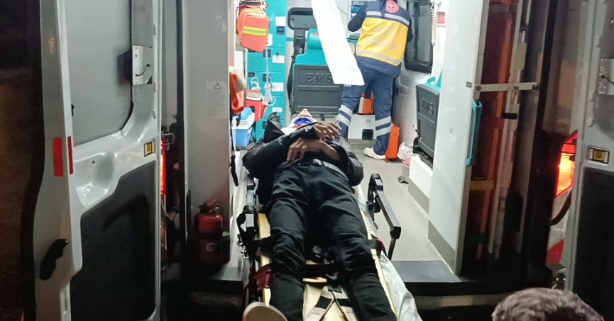 Kaza yapan kardeşinin yanına giderken motosiklet çarptı