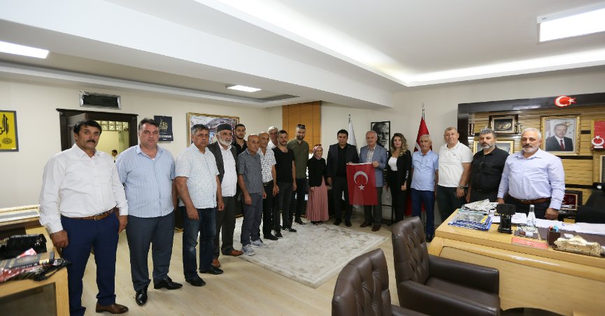 aykurt ve yonetiminden baskan aygune iadei ziyaret