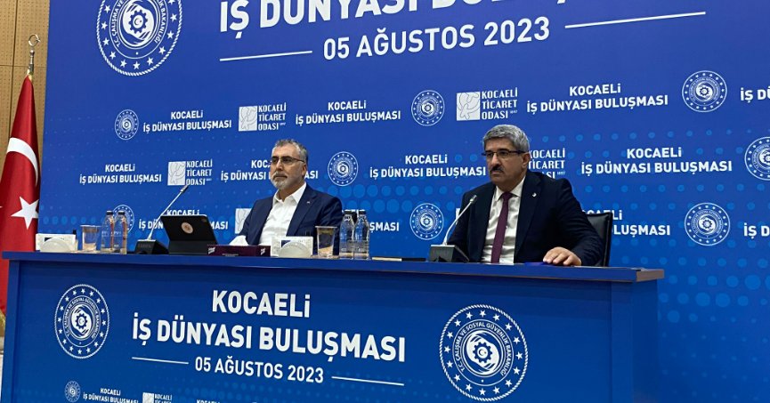 BAKAN IŞIKHAN KOCAELİ’DE İŞ DÜNYASI İLE BULUŞTU