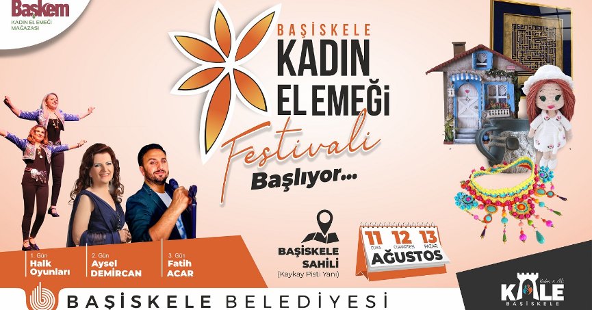Başiskele’de 3. Kadın El Emeği Festivali Başlıyor