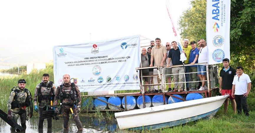 Sapanca Gölü'nde hayalet ağlar toplanacak
