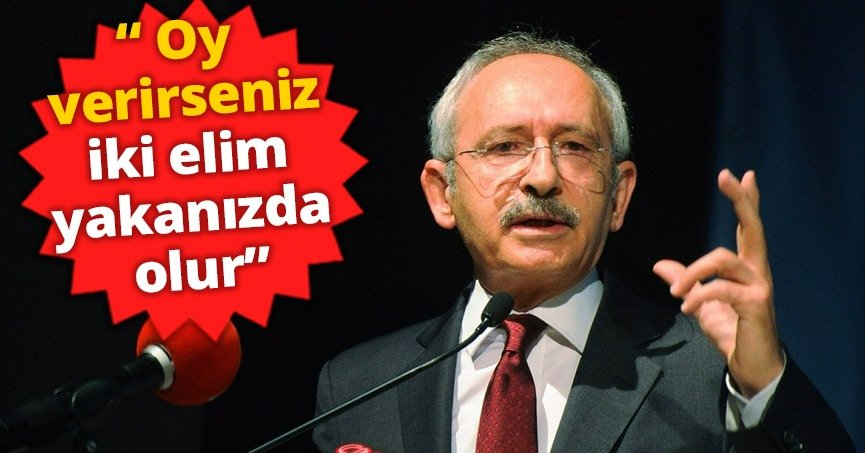  Kılıçdaroğlu'ndan Akbelenlilere tehdit: Oy verirseniz iki elim yakanızda olur