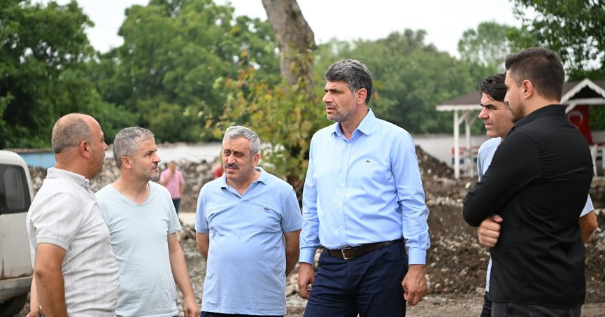 BAŞKAN KOCAMAN KÖSEĶÖY ATEŞSPOR TESİSLERİNİ İNCELEDİ