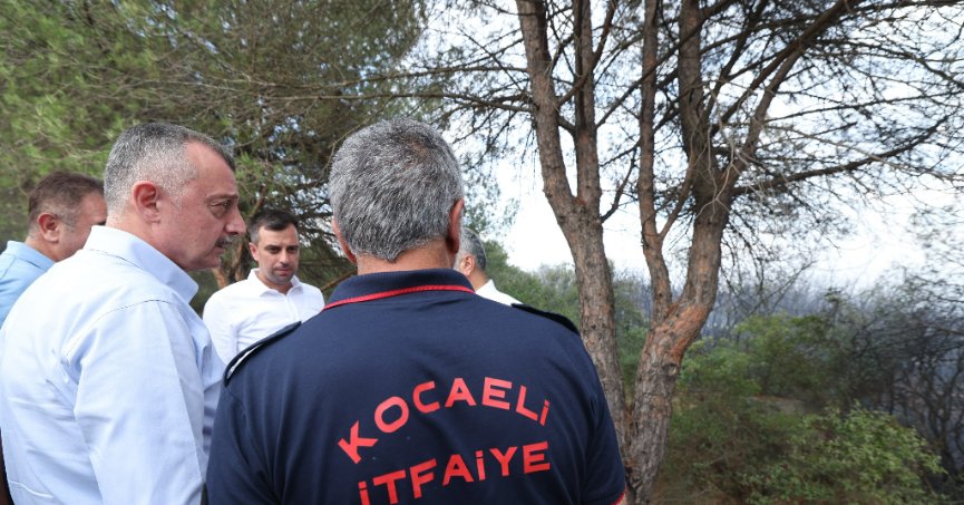 TÜBİTAK yerleşkesindeki orman yangını kontrol altına alındı