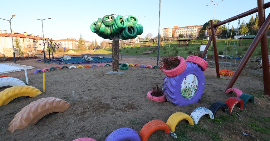  Çöplerden park yaptılar, gören şaşkına dönüyor