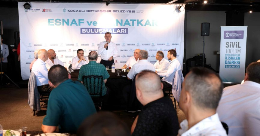 Başkan Büyükakın, Başiskele esnafıyla buluştu