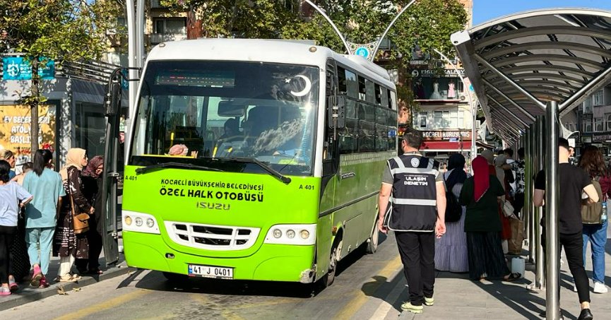 Büyükşehir’den toplu taşıma araçlarına denetim