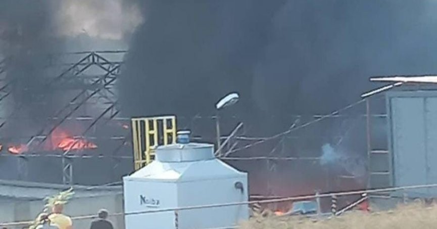 Kocaeli’de boya fabrikasında yangın