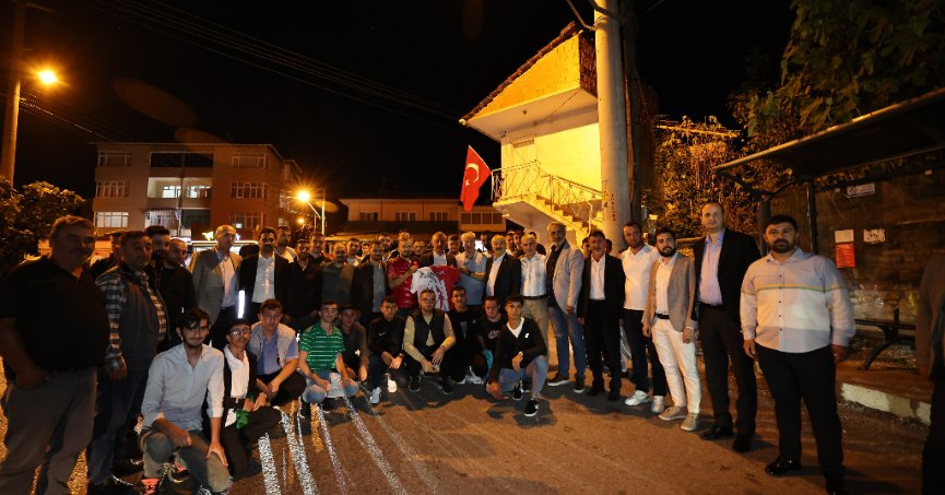 Başkan Büyükakın, Cumaköy’ü ziyaret etti