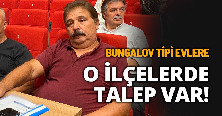 BUNGALOV TİPİ EVLERE O İLÇELERDE TALEP VAR!