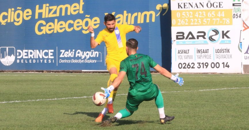 TFF 2. Lig: Belediye Derincespor: 0 - Uşakspor: 1