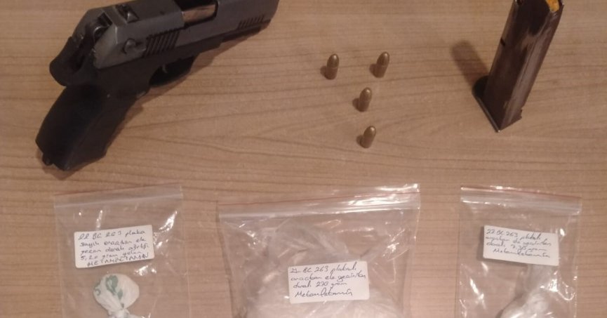 Denetimde üstünde uyuşturucuyla bulunan şahıs tutuklandı