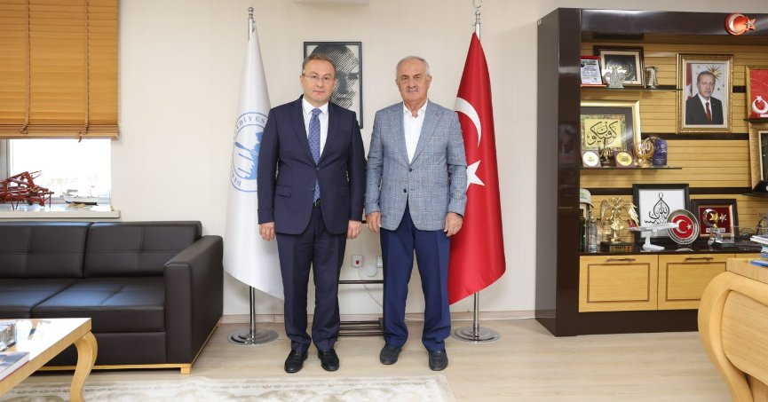 Kaymakam Demirelli’den Başkan Aygün´e İade-i Ziyaret