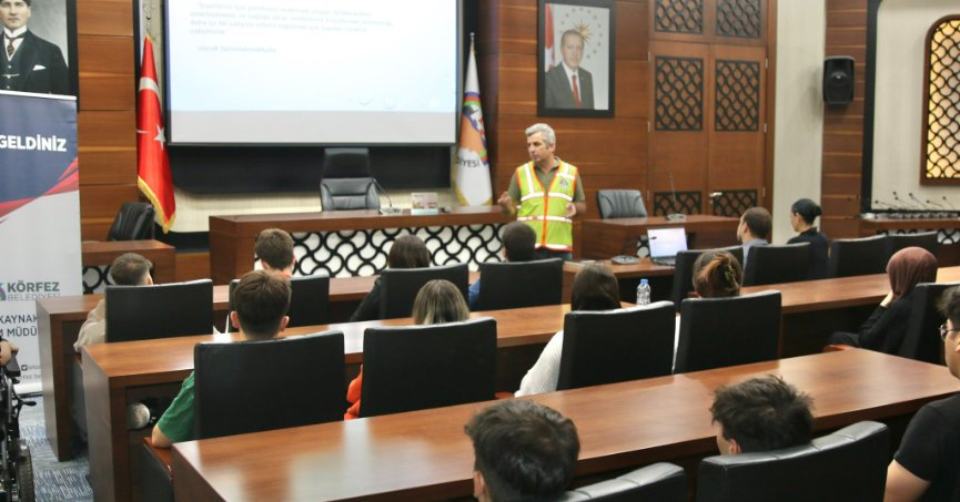 Stajyerlere ‘kurum kültürü ve İSG’ anlatıldı