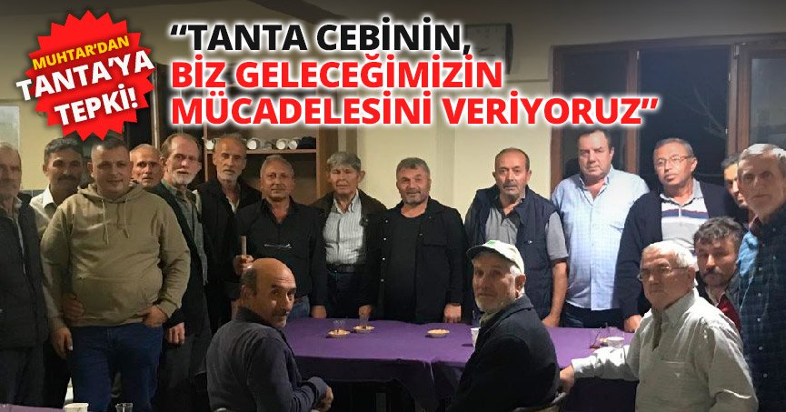 “TANTA CEBİNİN, BİZ GELECEĞİMİZİN MÜCADELESİNİ VERİYORUZ”.