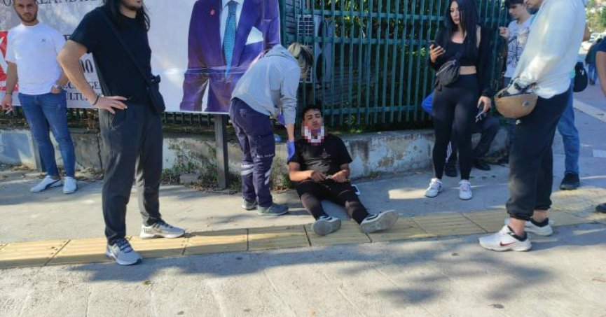 Ters şeritten caddeye girdi, kazaya sebep oldu