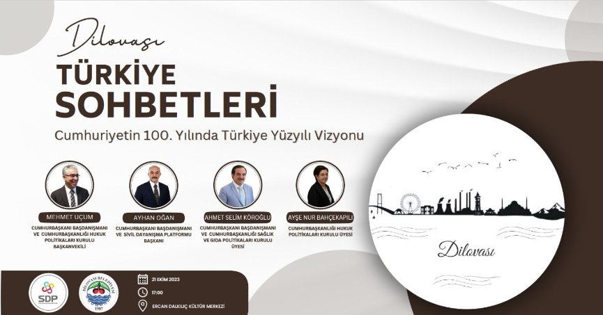 Türkiye vizyonu Dilovası'nda konuşulacak