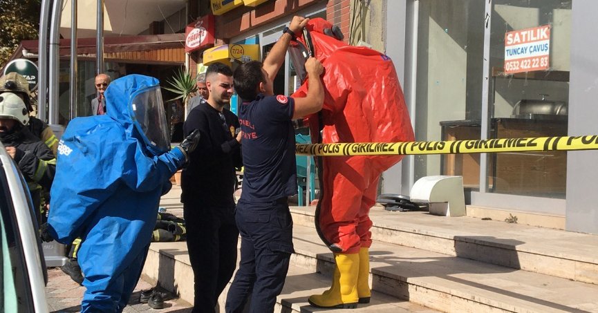  Patlamanın olduğu sokakta gaz kokusu paniği