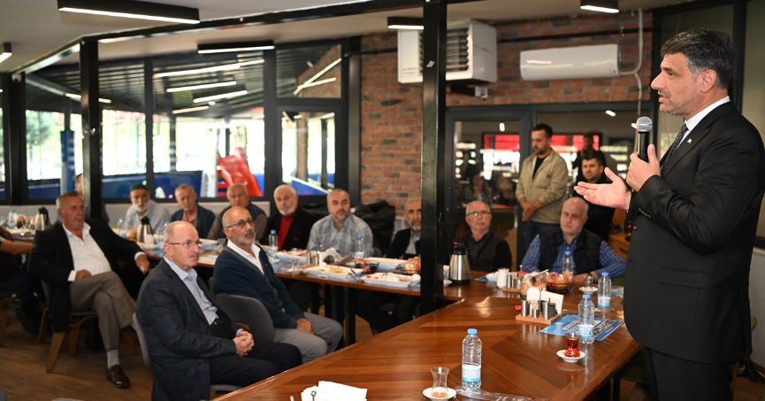 KOCAMAN CAMİ DERNEK BAŞKANLARIYLA BİR ARAYA GELDİ