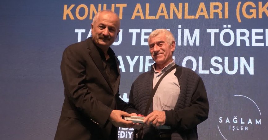 Denizli Mahallesindeki bin 683 hak sahibine tapuları teslim edildi