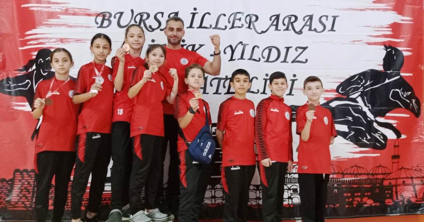 Körfezli karateciler Bursa’da fırtına gibi estiler