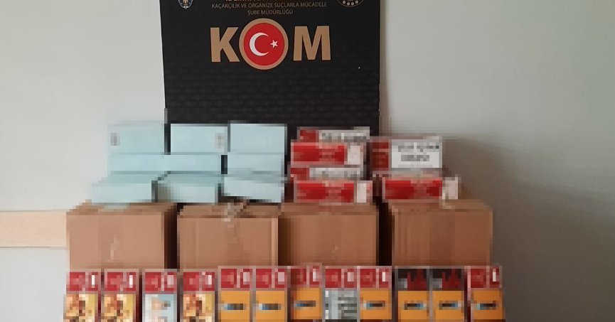 130 bin gümrük kaçağı makaron ele geçirildi