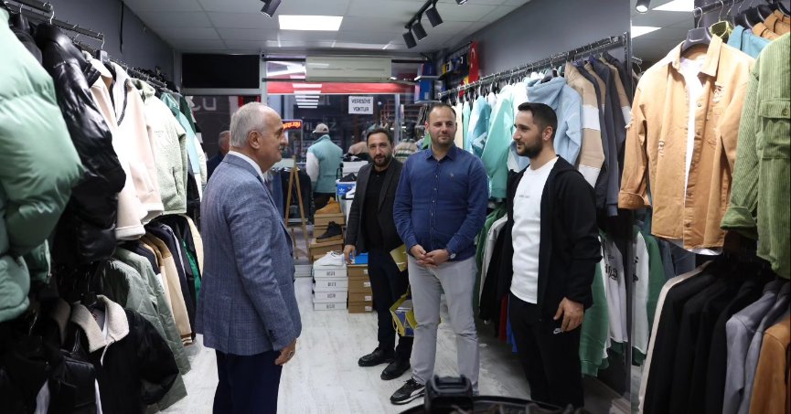 Başkan Aygün’den Denizciler’de Esnaf Ziyareti