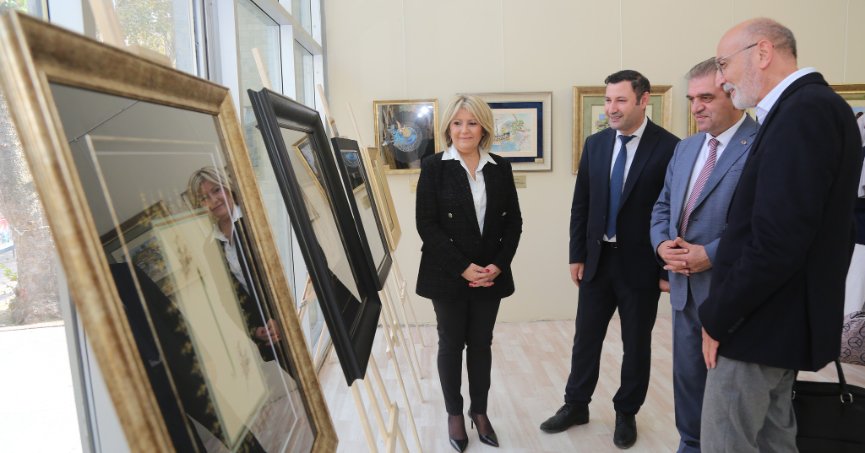 TEZHİP SANATININ EN GÜZEL ESERLERİ DEĞİRMENDERE SANAT EVİNDE