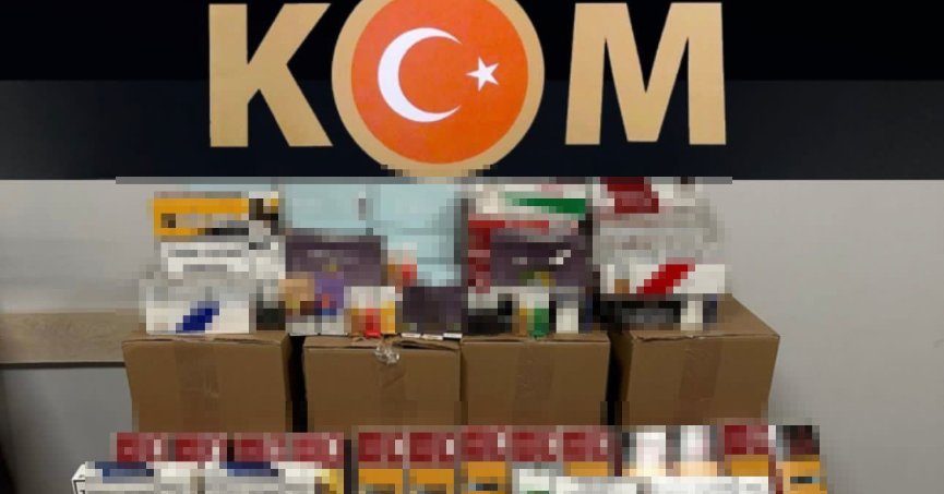 Kocaeli'de 140 bin dolu ve boş kaçak makaron ele geçirildi