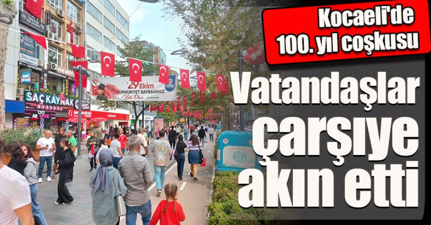 Vatandaşlar çarşıya akın etti.