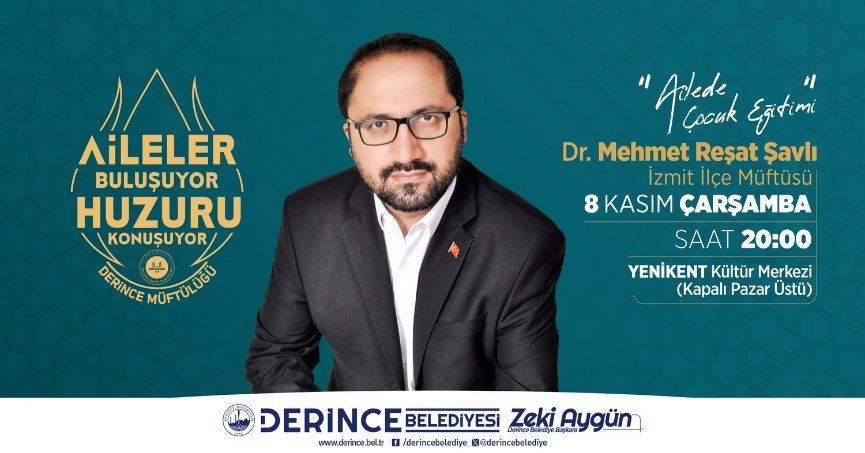 Derince'de aileler huzuru konuşacak