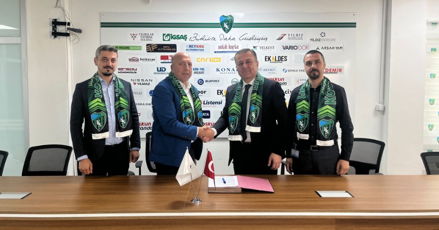 Kocaeli Bilnet ve Bilgi Köprüsü’nden Kocaelispor ile sponsorluk anlaşması 