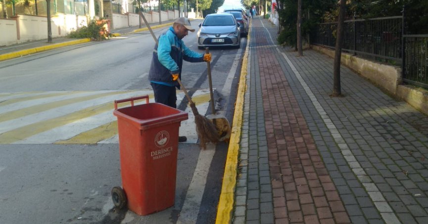Derince’de Temizlik Çalışmaları