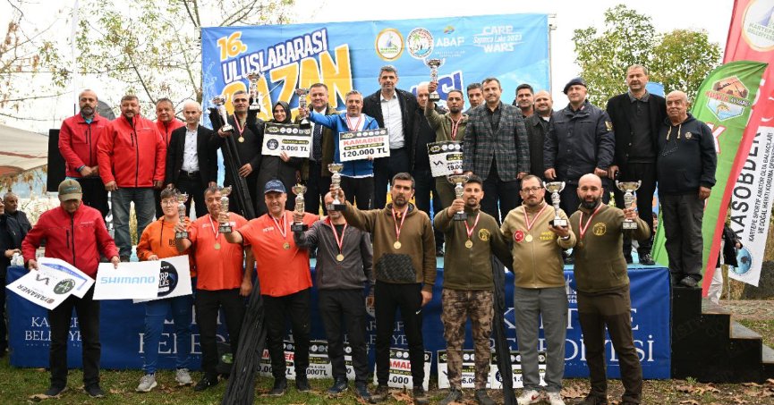 KARTEPE’DE SAZAN BALIĞI TUTMA YARIŞMASI SONUÇLANDI