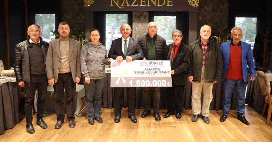 Körfez’de Amatör Spor Kulüplerine 1,5 milyon TL’lik destek