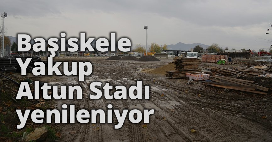 Başiskele Yakup Altun Stadı yenileniyor