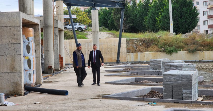 Gölcük Yeni Şehirlerarası Otobüs Terminali inşaatı hızla devam ediyor