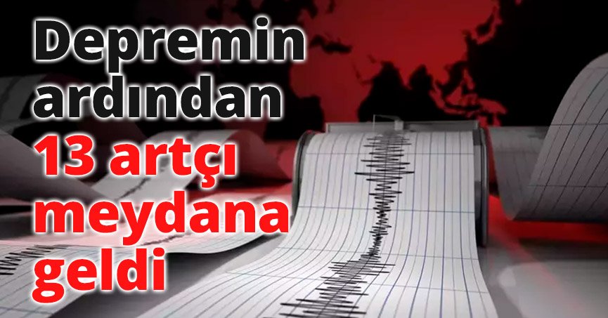 Gemlik Körfezi'ndeki depremin ardından 13 artçı sarsıntı meydana geldi