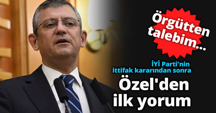  Örgütten talebim...