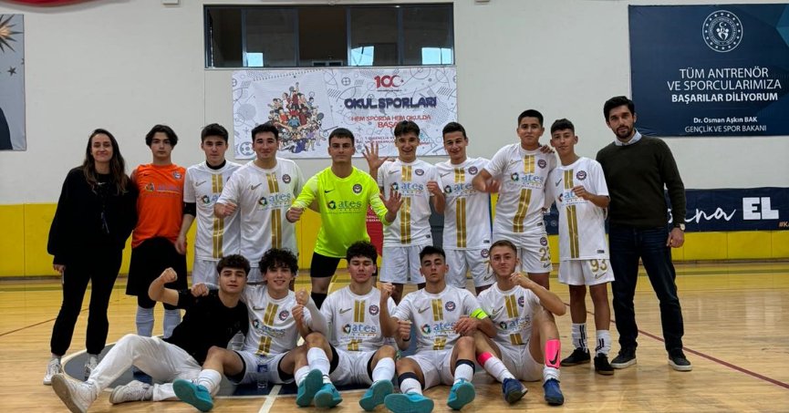 KOTO Lisesi’nden sporda önemli başarılar  Basketbol Takımı finalde, Futsal’da yenilmediler