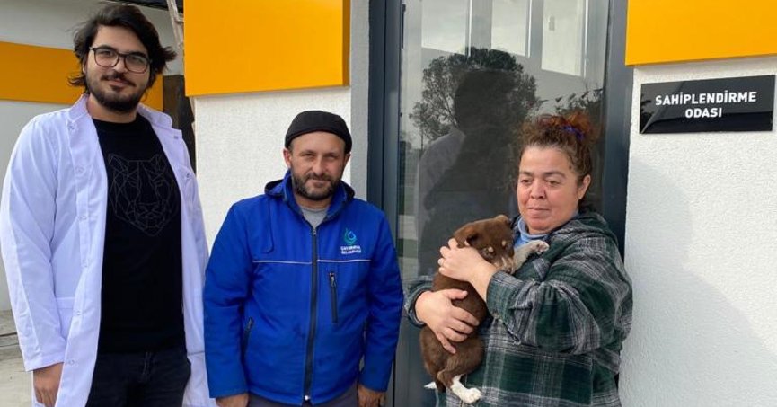 Sokak Hayvanları Bakımevi'nde ilk sahiplendirme yapıldı