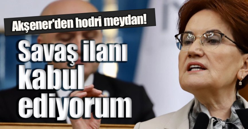 Savaş ilanı kabul ediyorum