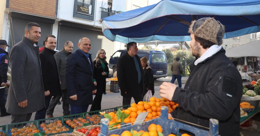 Başkan Söğüt’ten pazar ziyareti