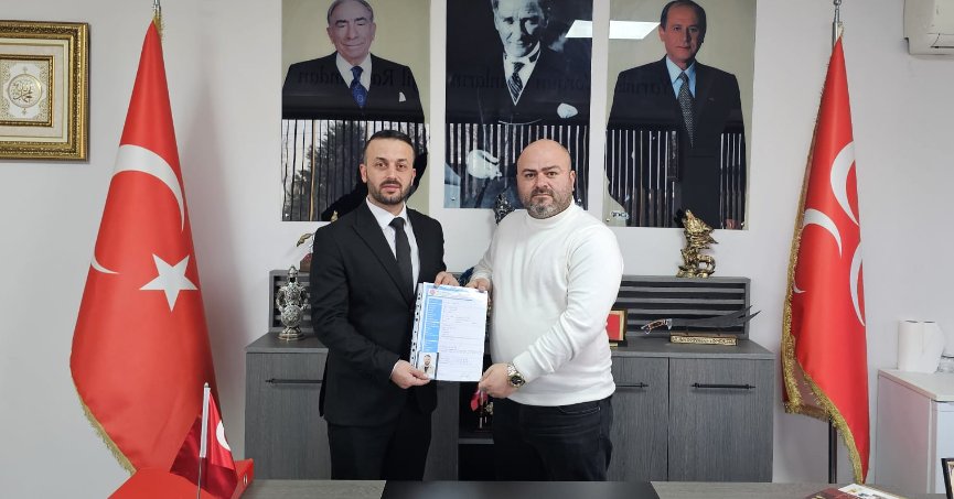 Engin Ölmez, MHP'den Meclis üyesi aday adayı başvurusunu yaptı