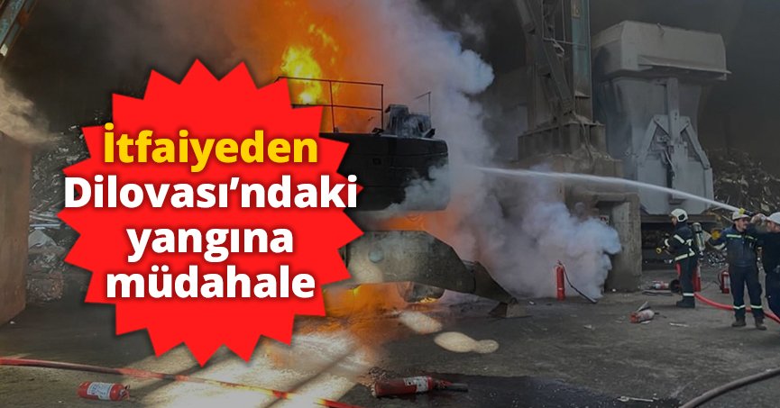 İtfaiyeden Dilovası’ndaki yangına müdahale