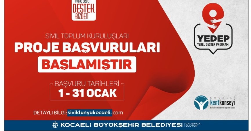 Yerel Destek Programı (YEDEP) 2024 Yılı Proje Hibe başvuruları başladı!