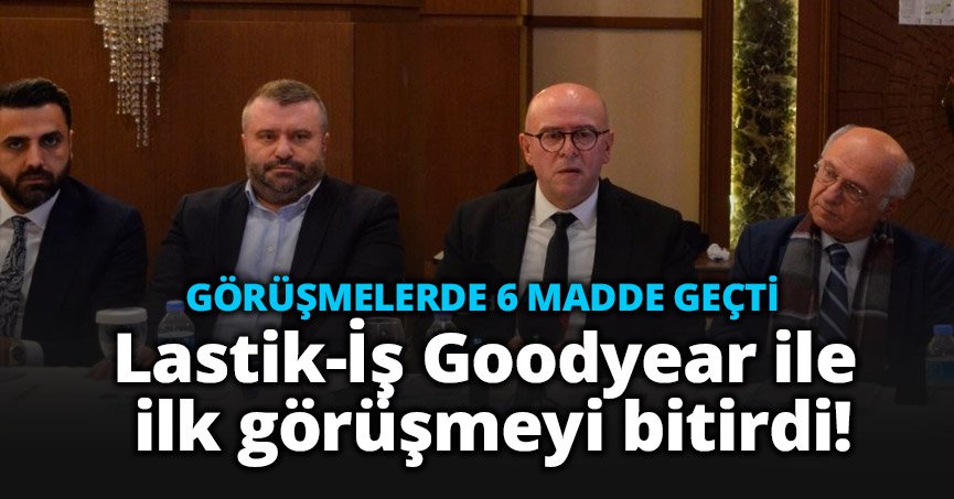GÖRÜŞMELERDE 6 MADDE GEÇTİ