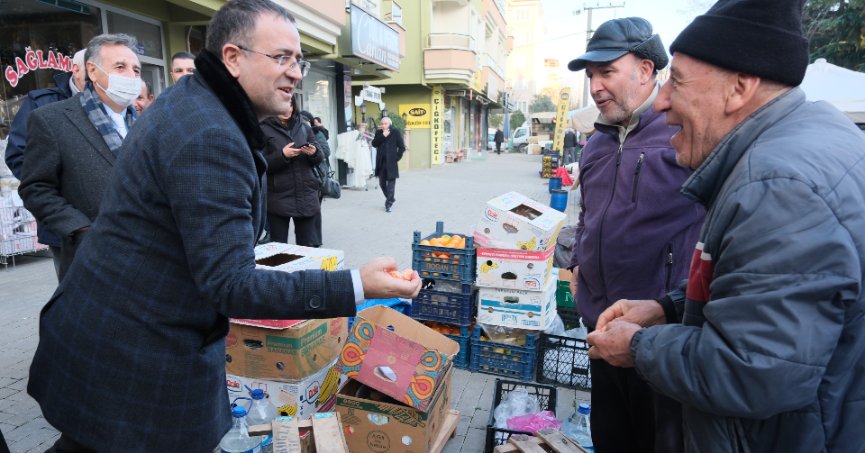 Sertif Gökçe, vatandaşlara dokunma devam ediyor