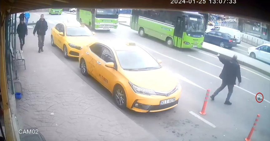 İlginç kaza: Yaya geçidinden yürüyerek karşıya geçen güvercine otomobil çarptı